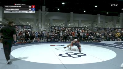 70 kg Champ. Rd Of 128 - Keagan Sieracki, Spartan Mat Club vs Logan Milsaps, Boneyard Wrestling Academy