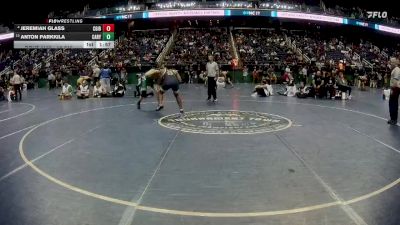 4A 215 lbs Champ. Round 1 - Anton Parkkila, Cary vs Jeremiah Glass, Cardinal Gibbons