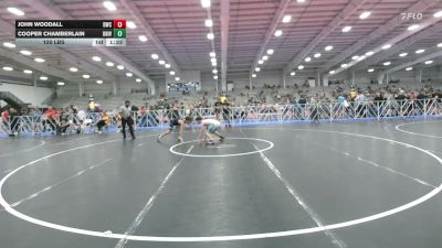 120 lbs Rr Rnd 3 - John Woodall, Doughboy Black - HSB vs Cooper Chamberlain, University Hawks Wrestling Club - HSB