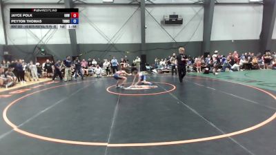 14U Boys Festival FS FS - 92 lbs Cons. Round 1 - Jayce Polk, UP Outlaw WC vs Peyton Thomas, Thunder Mountain Wrestling Club