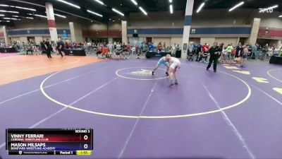 125 lbs Round 3 - Vinny Ferrari, Cardinal Wrestling Club vs Mason Milsaps, Boneyard Wrestling Academy