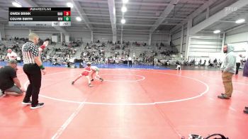 60 lbs Round Of 16 - Owen Brink, Ragin Raisins Catawba ES vs Colvin Smith, Revival Orange