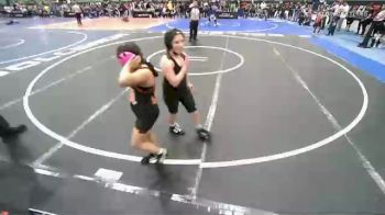 100 lbs Quarterfinal - AKEEAH Mitchell, NM Gold vs Kylar Otteson, Tonopah Jr. Wrestling