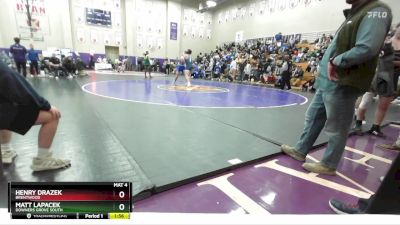 190 lbs Champ. Round 3 - Henry Drazek, Brentwood vs Matt Lapacek, Downers Grove South