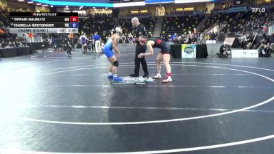 160 lbs Champ. Round 1 - Isabella Gretzinger, Presbyterian vs Tiffani Baublitz, East Stroudsburg University