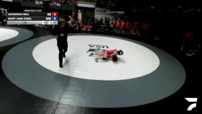 125 lbs Savannah Bell, IEWA - Inland Empire Wrestling Association vs Mary Jane O'Neil, OCWA - Orange County Wrestling Association