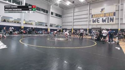 145 lbs Quarterfinal - Chace Severs, Wanaque vs William Thompson, Clifton