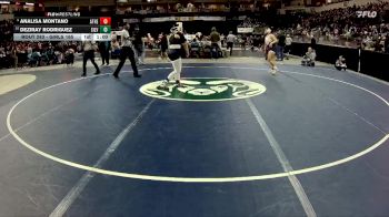 Girls 165 lbs Cons. Round 3 - Deziray Rodriguez, Silver vs Analisa Montano, Atrisco Heritage