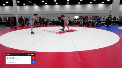 150 lbs Final - Kasen McAffrey, Oklahoma vs Dustin Kohn, Virginia