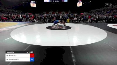 132 lbs Rnd Of 16 - Geronimo Rivera, UT vs Logan Swensen, MN