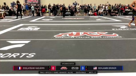 Soulayman Hadjeris vs Benjamin Bruner 2025 ADCC Orlando Open/Youth Trials