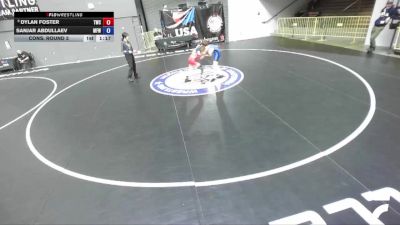 92 lbs Cons. Round 3 - Dylan Foster, Tracy Wrestling Club vs Sanjar Abdullaev, Mountain Freestyle Wrestling