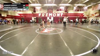 130 lbs Champ. Round 1 - Scarlett Cuautle, Los Gatos vs Valentina Castillo, St Francis