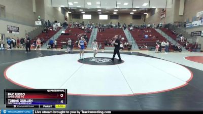 97 lbs Quarterfinal - Pax Russo, Idaho Grizz WC vs Tobias Guillen, Fighting Squirrels WC