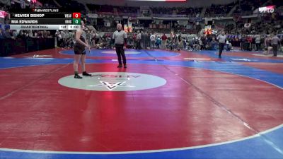 1-5A 165 Quarterfinal - Heaven Bishop, Weaver vs Mia Edwards, Elberta HS