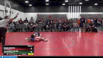 100 lbs Round 1 (8 Team) - Guardian Miller, Team 922 (OH-PA) vs Noah Brown, M2 RED (PA)