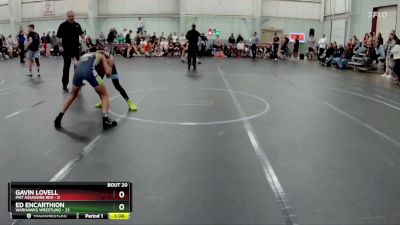 92 lbs Round 5 (8 Team) - ED Encarthion, Warhawks Wrestling vs Gavin Lovell, Mat Assassins Red