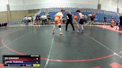 132 lbs Cons. Round 7 - Zev Koransky, IL vs Carter Trukovich, OH