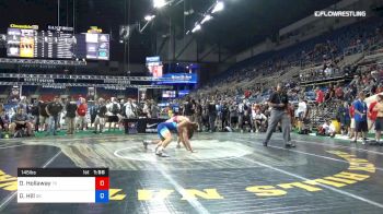 145 lbs Cons 32 #2 - Owen Hollaway, Texas vs Dayton Hill, Oklahoma