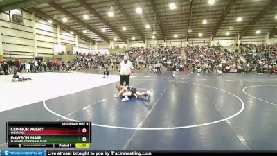 85 lbs Cons. Round 4 - Connor Avery, Westlake vs Dawson Mair, Charger Wrestling Club