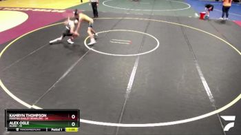 110 lbs Champ. Round 1 - Kamryn Thompson, Fosston-Bagley Brawlers vs Alex Ogle, HLWW