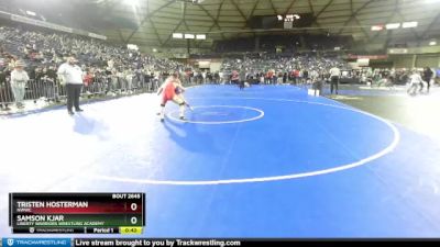 136 lbs Champ. Round 2 - Tristen Hosterman, NWWC vs Samson Kjar, Liberty Warriors Wrestling Academy