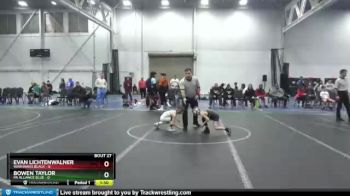 52 lbs Round 7 (8 Team) - Evan Lichtenwalner, Warhawks Black vs Bowen Taylor, PA Alliance Blue