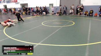 165 lbs Cons. Semi - Samson Smith, Alaska vs Braidin Martin, Interior Grappling Academy
