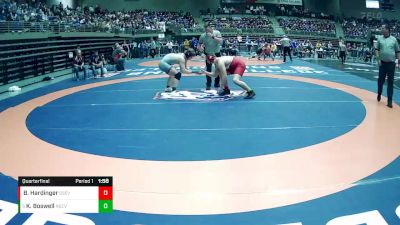 2A 190 lbs Quarterfinal - Kannin Boswell, North Sevier vs Brock Hardinger, South Sevier