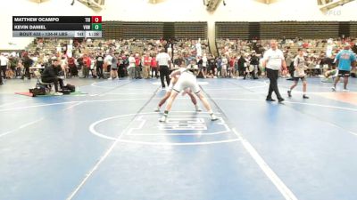 134-H lbs Round Of 64 - Matthew Ocampo, Triumph Trained vs Kevin Daniel, Vougar's Honors Wrestling