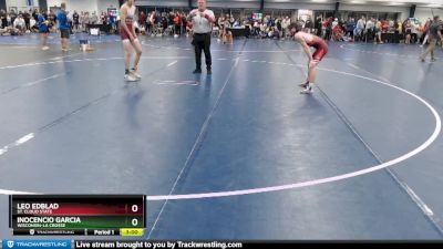 Silver 125 lbs Quarterfinal - Leo Edblad, St. Cloud State vs Inocencio Garcia, Wisconsin-La Crosse