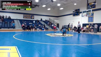 174 lbs Champ - Round 1 (16 Team) - Jose Cruz, Northern Oklahoma College-Tonkawa vs Hakuilua Paaluhi, Southwestern Oregon Community College