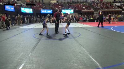 78 lbs Cons. Round 2 - Keaton Fox, Fergus Wrestling Club vs Mac Binek, Buffalo Outlaws Wrestling