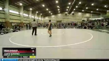 106 lbs Round 2 (4 Team) - Zaidyn Quinonez, Bear Cave vs Brian Naranjo, Washington Warriors