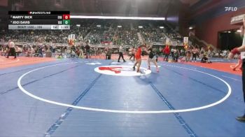 190 lbs Semifinal - Joci Davis, Cheyenne East vs Marty Dick, Evanston