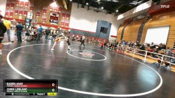 70 lbs Semifinal - Chris LeBlanc, Powell Middle School vs Kasen Asay, Powell Middle School