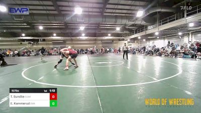 157 lbs Quarterfinal - Trevor Sundlie, Ozark Youth Wrestling vs Easton Kammerud, Sarbacker Wrestling Academy