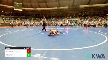 60 lbs Round Of 32 - Kord Earnhart, Roland Youth League Wrestling vs Patrick Real, Sallisaw Takedown Club