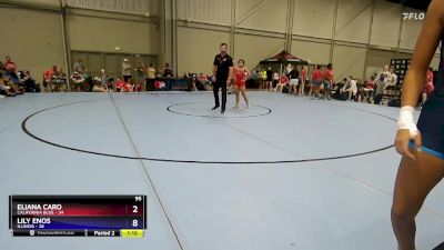 100 lbs Placement Matches (8 Team) - Alejandra Munguia, Texas Red vs Manoela Almeida, Georgia Blue