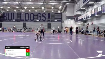 42-46 lbs Quarterfinal - Finley Hall, Greentown Wrestling Club vs Case Hoehn, Maurer Coughlin Wrestling Club