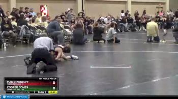 65 lbs Finals (2 Team) - Cooper Combs, Tennessee Red vs Max Starkloff, Missouri Black