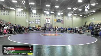 120 lbs Champ. Round 3 - Bryan Rivera, Waukesha West vs Aidan Rowe, Clarksville
