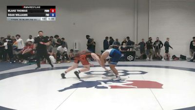 86 kg Cons. Sub-rd Of 32 - Blake Thomas, Premier Wrestling vs Sean Williams, Falcons Wrestling Club