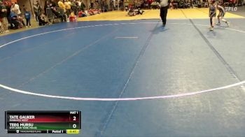 64 lbs Cons. Round 2 - Tate Gauker, Mankato West vs Teeg Mursu, NYM (New York Mills)