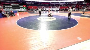 1A 150 lbs Champ. Round 1 - Keyton King, Salem vs Ben Taylor, Kewanee (H.S.)