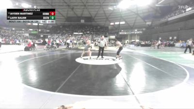 Boys 3A 126 lbs Champ. Round 2 - Laith Salem, Shorecrest vs Jayden Martinez, Hermiston