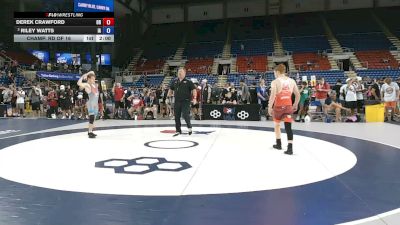 144 lbs Champ. Rd Of 16 - Derek Crawford, Oregon vs Riley Watts, Iowa