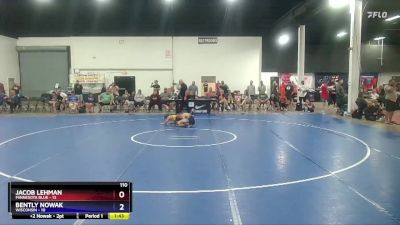 110 lbs Round 3 (8 Team) - Jacob Lehman, Minnesota Blue vs Bently Nowak, Wisconsin