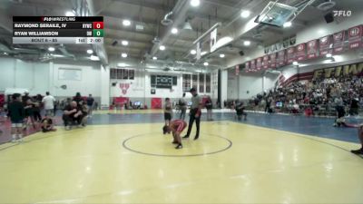85 lbs Round 1 - Raymond Seraile, Iv, Hemet Youth Wrestling Club vs Ryan Williamson, 951 WC