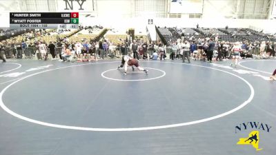 155 lbs Cons. Semi - Hunter Smith, Hilton Jr Cadets Wrestling Club vs Wyatt Foster, District 3 Wrestling